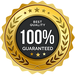 100 percent guaranteed quality seal
